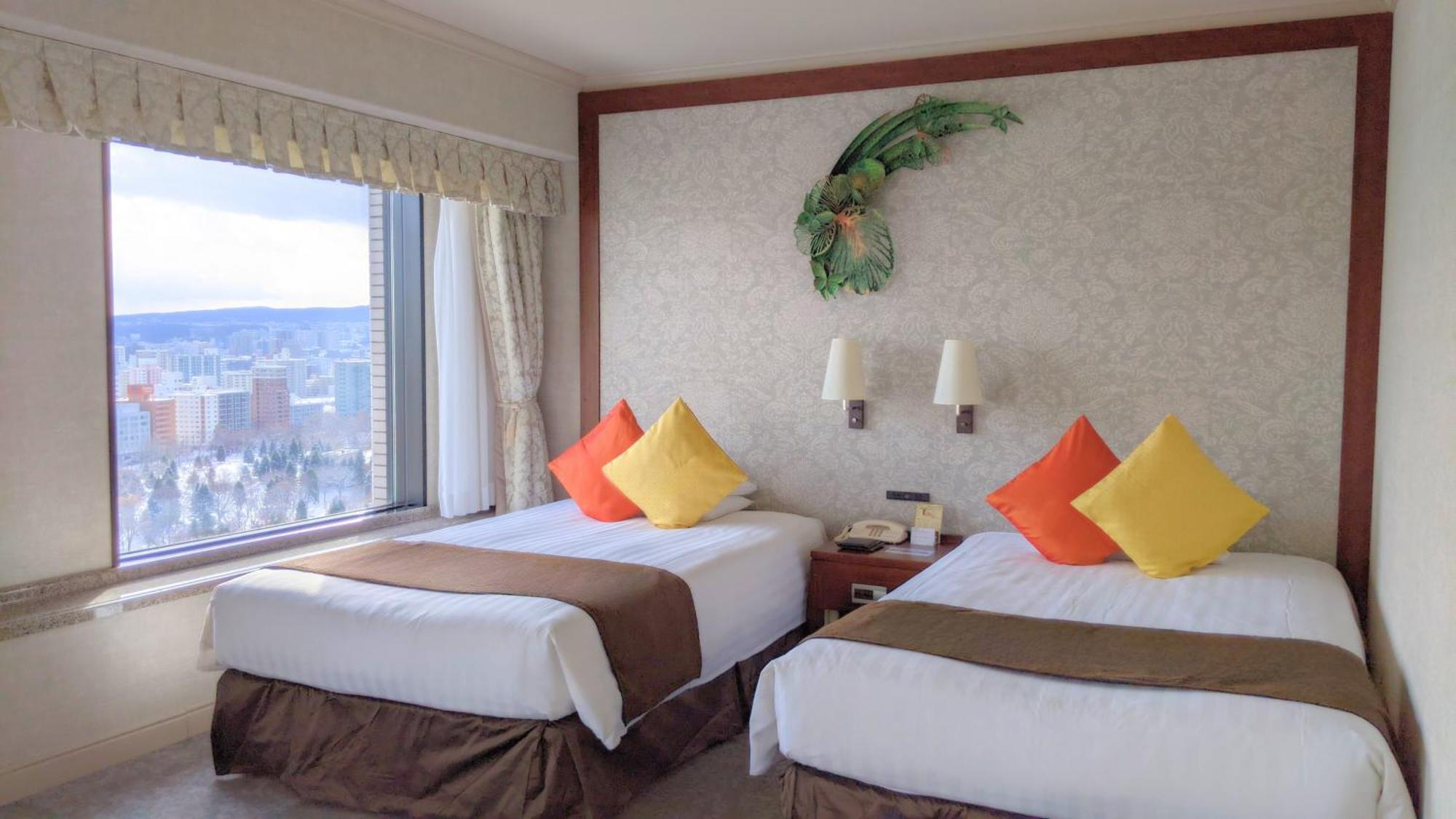 Premier Hotel Nakajima Park Sapporo Exterior foto A room at the hotel